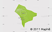 Physical Map of Guanghua, cropped outside