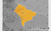 Political Map of Guanghua, desaturated