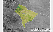 Satellite Map of Guanghua, desaturated