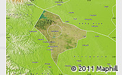 Satellite Map of Guanghua, physical outside