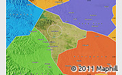 Satellite Map of Guanghua, political outside