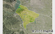 Satellite Map of Guanghua, semi-desaturated