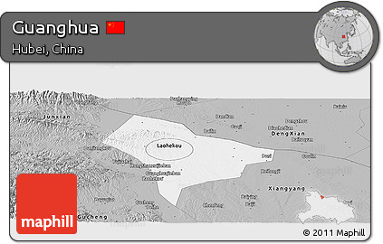 Gray Panoramic Map of Guanghua