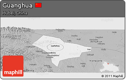 Gray Panoramic Map of Guanghua