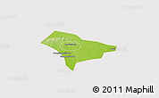 Physical Panoramic Map of Guanghua, cropped outside