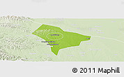 Physical Panoramic Map of Guanghua, lighten