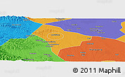 Political Panoramic Map of Guanghua