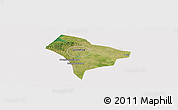 Satellite Panoramic Map of Guanghua, cropped outside
