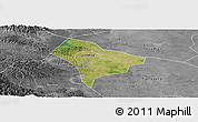 Satellite Panoramic Map of Guanghua, desaturated