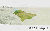 Satellite Panoramic Map of Guanghua, lighten