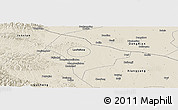Shaded Relief Panoramic Map of Guanghua