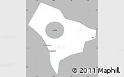 Gray Simple Map of Guanghua, single color outside