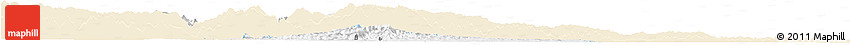 Classic Style Horizon Map of Gucheng, single color outside