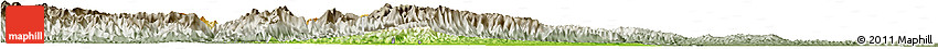 Physical Horizon Map of Gucheng, semi-desaturated