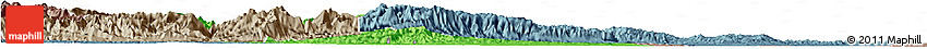 Political Horizon Map of Gucheng, semi-desaturated