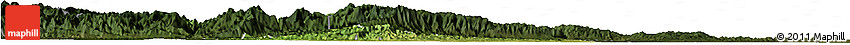 Satellite Horizon Map of Gucheng, darken