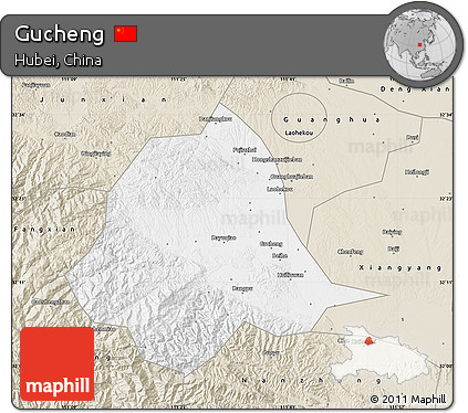 Classic Style Map of Gucheng