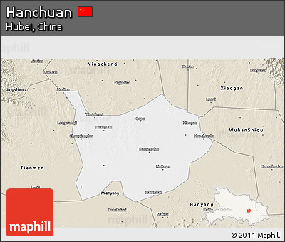Classic Style 3D Map of Hanchuan