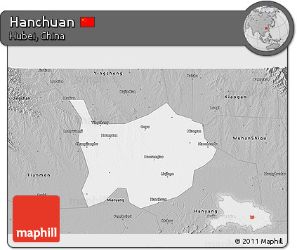 Gray 3D Map of Hanchuan