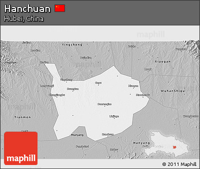 Gray 3D Map of Hanchuan