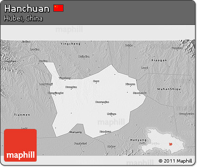 Gray 3D Map of Hanchuan