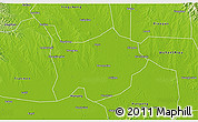 Physical 3D Map of Hanchuan