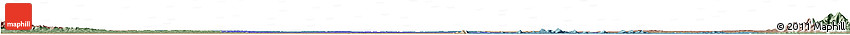 Political Horizon Map of Hanchuan, semi-desaturated