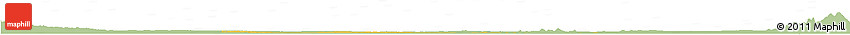 Savanna Style Horizon Map of Hanchuan, single color outside