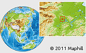 Physical Location Map of Hanchuan