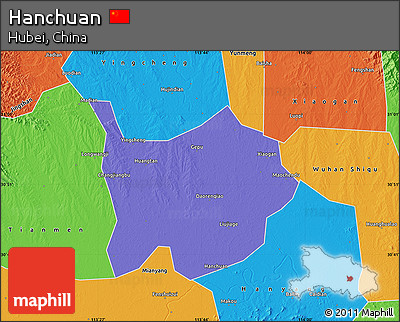Political Map of Hanchuan