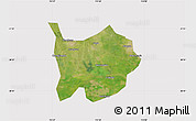 Satellite Map of Hanchuan, cropped outside