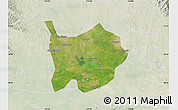 Satellite Map of Hanchuan, lighten
