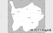Gray Simple Map of Hanchuan