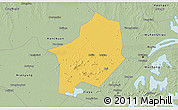 Savanna Style 3D Map of Hanyang
