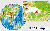 Physical Location Map of Hanyang, highlighted parent region