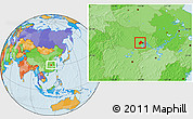 Political Location Map of Hanyang
