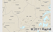Shaded Relief Map of Hanyang