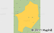 Savanna Style Simple Map of Hanyang