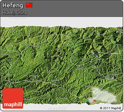 Satellite 3D Map of Hefeng