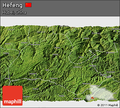 Satellite 3D Map of Hefeng
