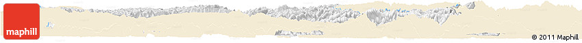 Classic Style Horizon Map of Hefeng, single color outside