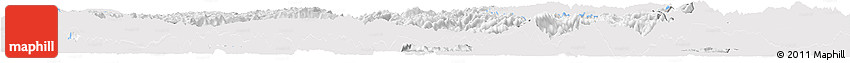 Silver Style Horizon Map of Hefeng, single color outside