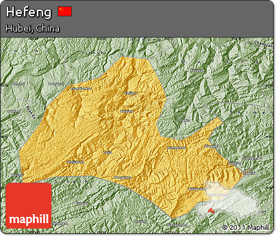 Savanna Style Map of Hefeng