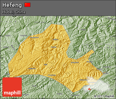 Savanna Style Map of Hefeng
