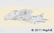 Classic Style Panoramic Map of Hefeng, single color outside