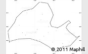 Blank Simple Map of Hefeng, cropped outside, no labels