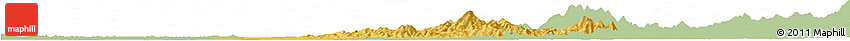 Savanna Style Horizon Map of Huanggang, single color outside
