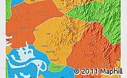 Political Map of Huanggang