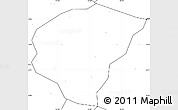 Blank Simple Map of Huanggang, no labels