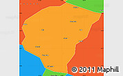 Political Simple Map of Huanggang